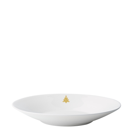 Assiette creuse 22 cm - Premium Platinum Line Merry Christmas