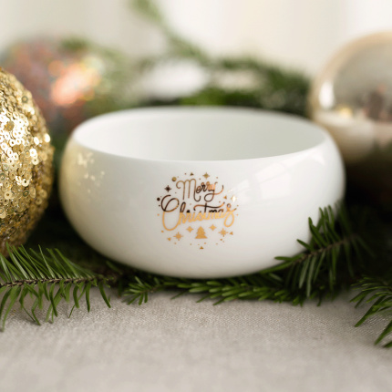 Bol à céréales 10 cm - Premium Platinum Line Merry Christmas