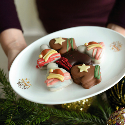 Plat de service ovale 26 cm - Premium Platinum Line Merry Christmas