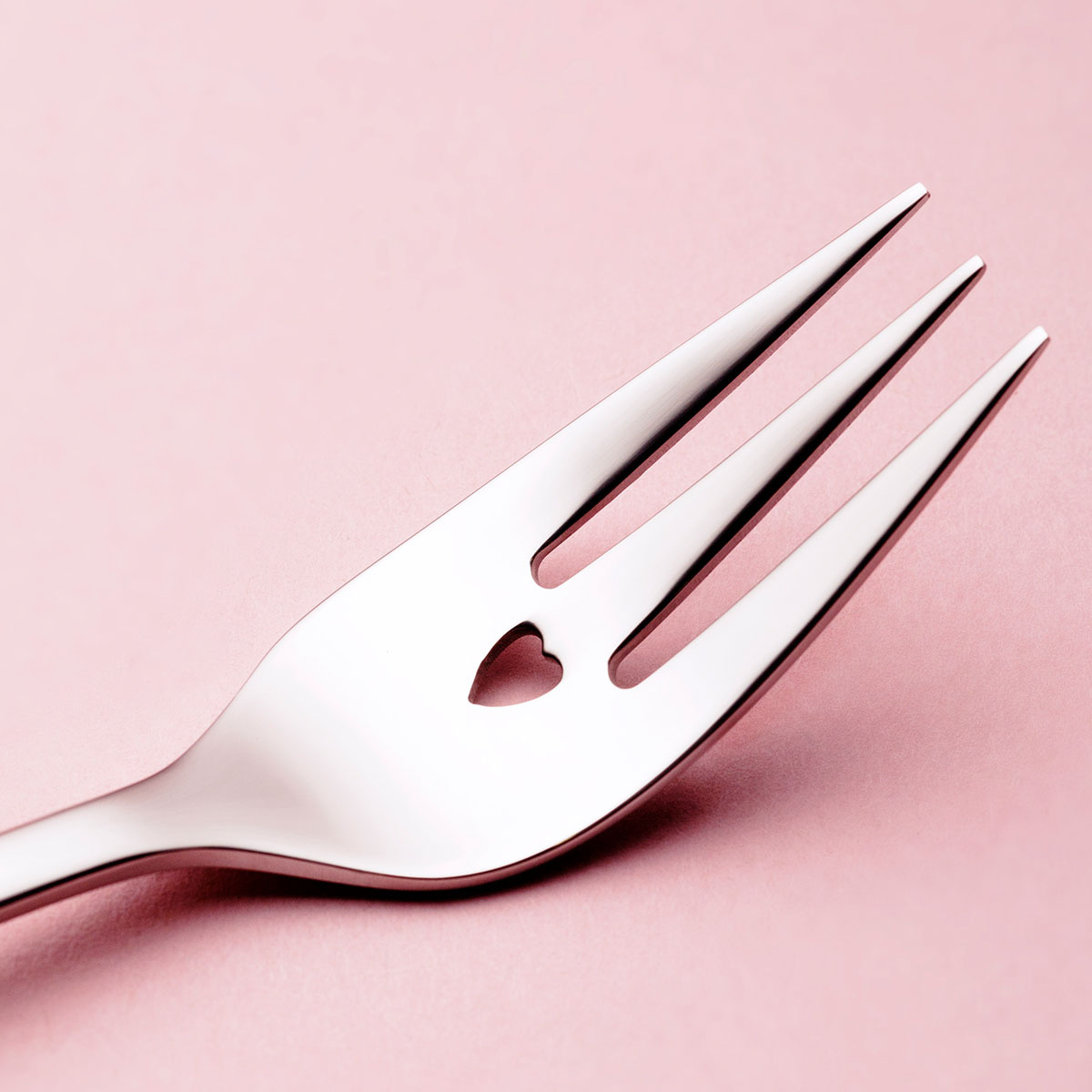 Fourchettes à gâteau avec cœur 6 pièces | Love Cutlery