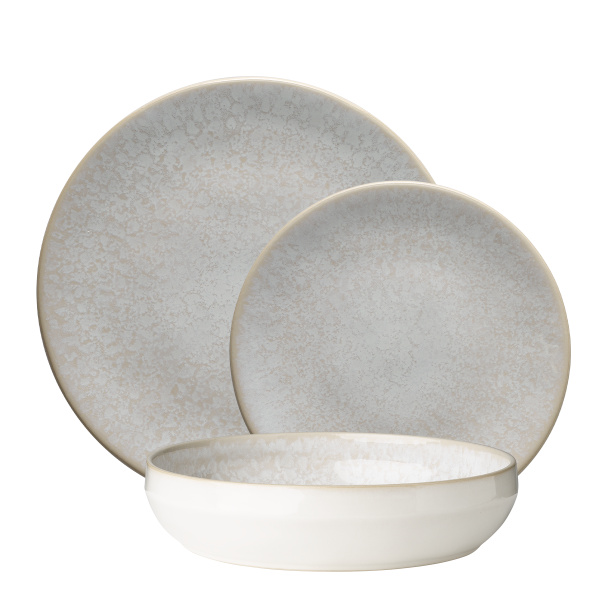 Set d'assiettes en céramique 18 pièces - Gaya Elements Lumina North