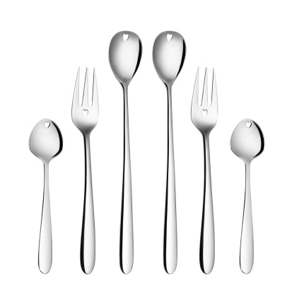 Coffret cadeau avec cœur 6 pièces - Love Cutlery