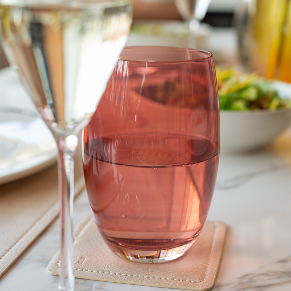 Verres Tumbler rouges 460 ml 6 pcs - Optima Glas Lunasol