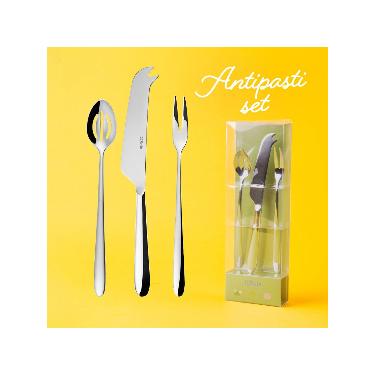 Set Antipasti 3 pièces – Alpha brillant