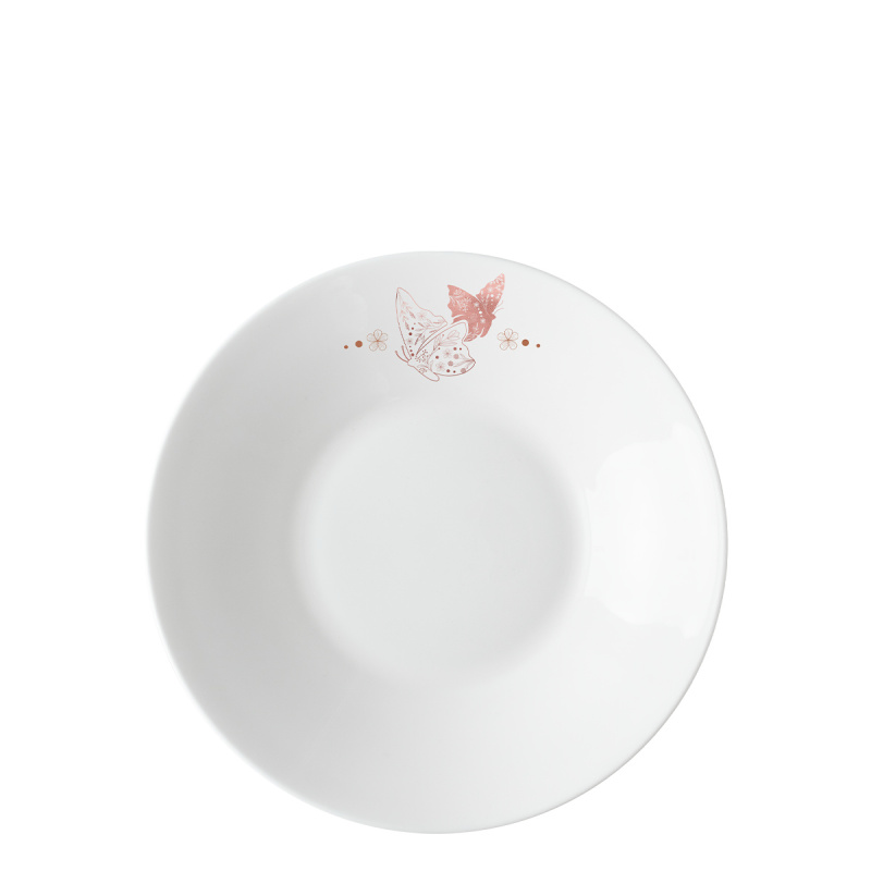 Assiette creuse Butterfly 22 cm | Premium Platinum Easter