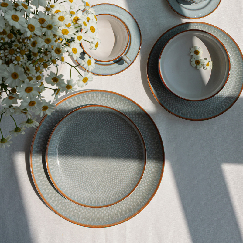Assiette plate Coupe 27 cm lot de 4 - Elements Day Mandala