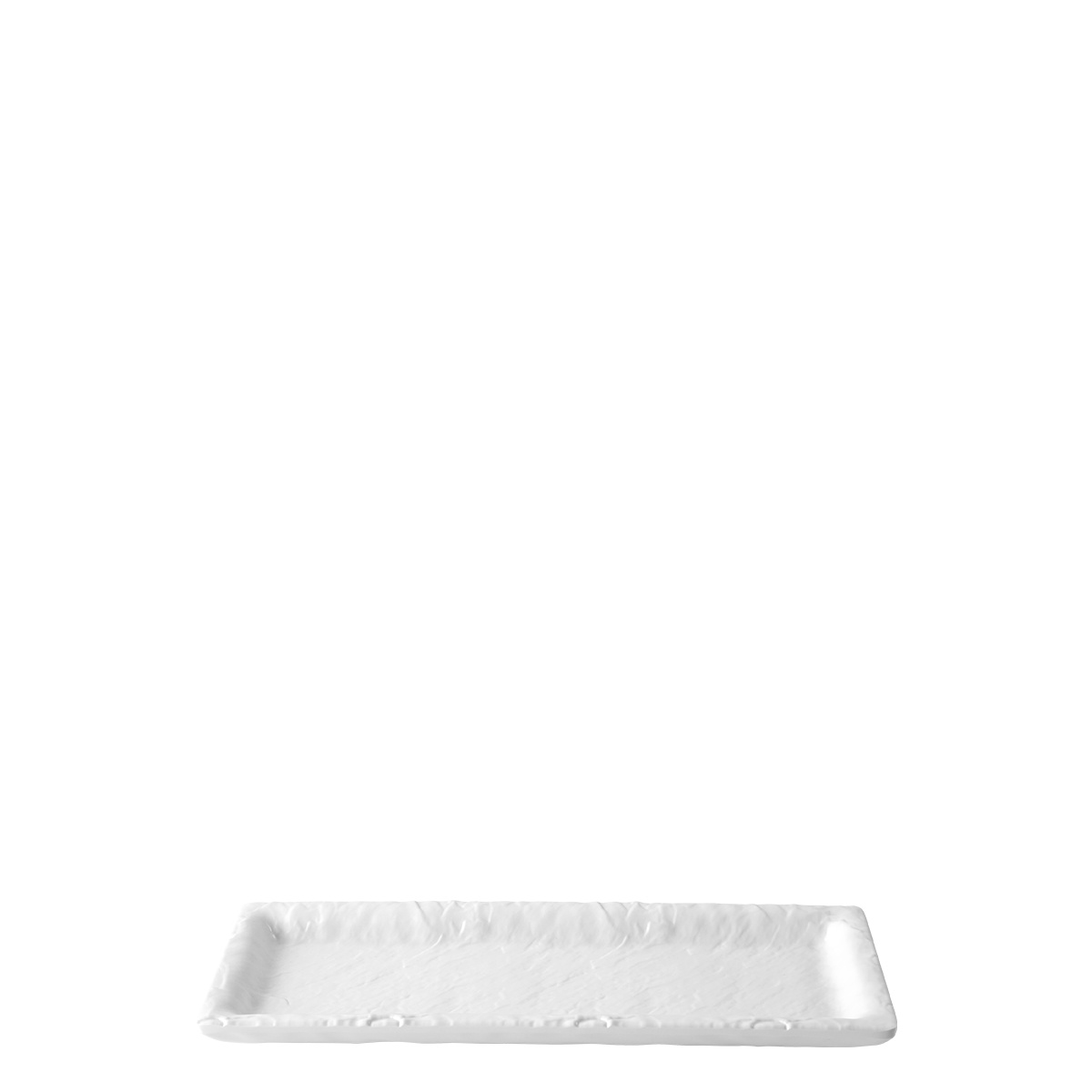 Plateau blanc moyen 24,4×9,8 cm | Elements Flow