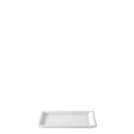 Plateau blanc petit 16,8×9,8 cm | Elements Flow
