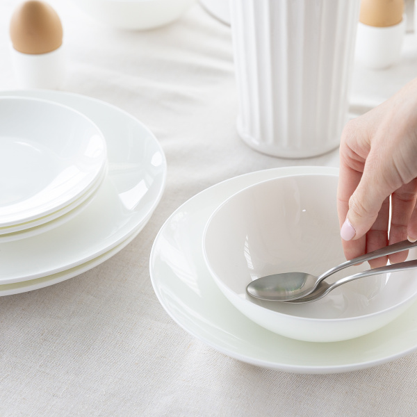 Service en porcelaine 16 pièces | Premium Platinum Line