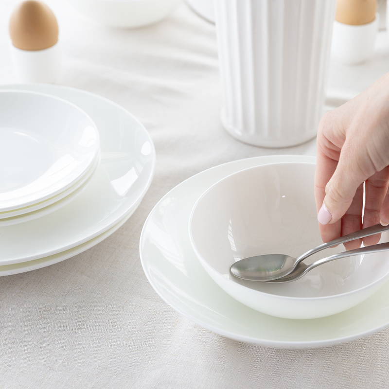 Service en porcelaine 16 pièces | Premium Platinum Line