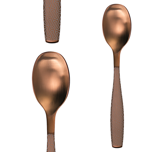 Set de couverts 24 pcs – Gaya PVD cuivre mat