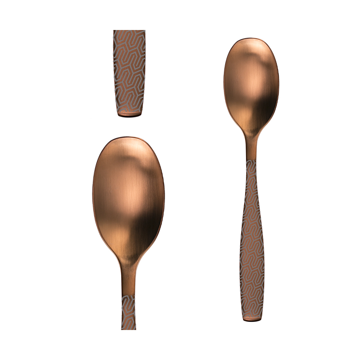 Set de couverts 24 pcs – Gaya PVD cuivre mat
