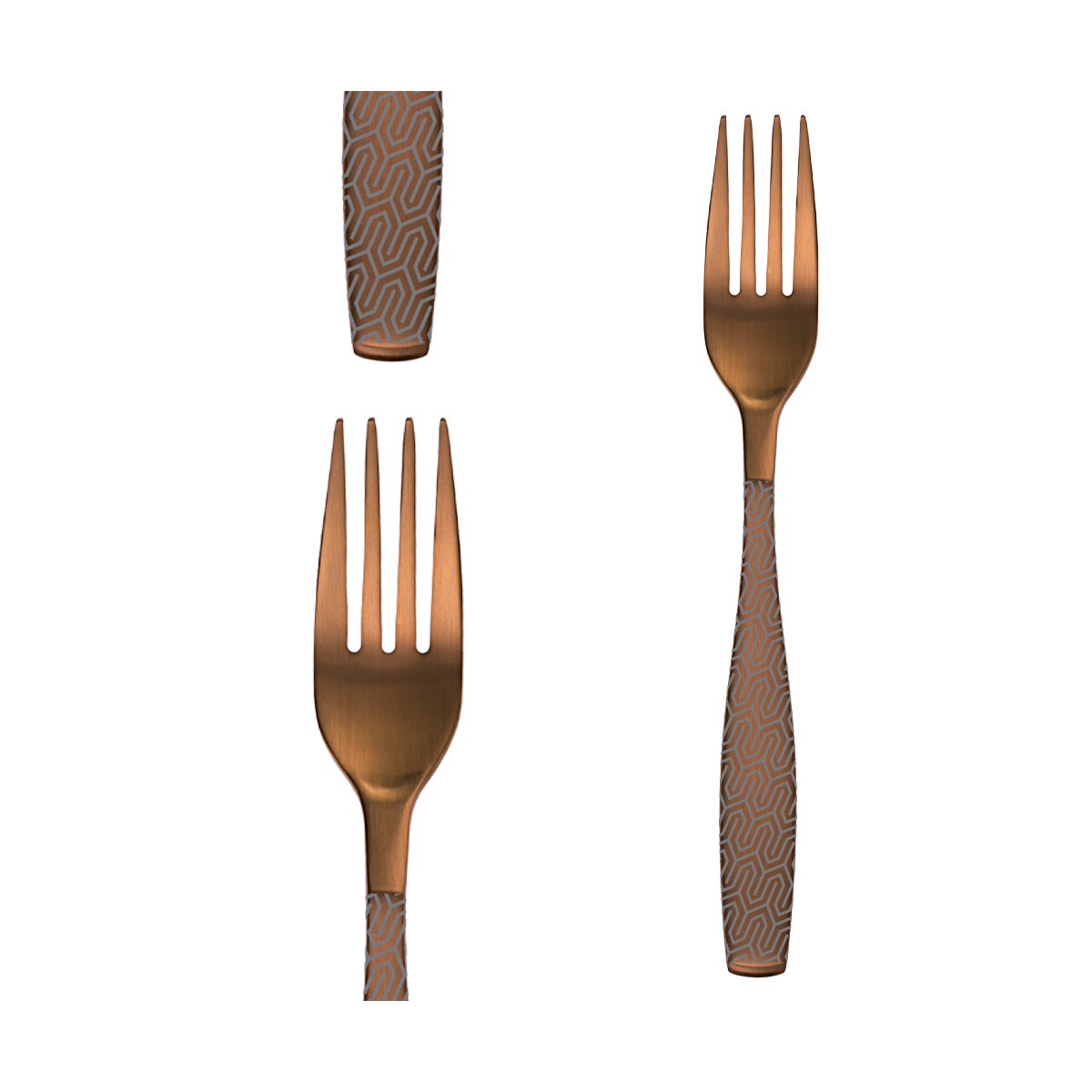 Set de couverts 24 pcs – Gaya PVD cuivre mat