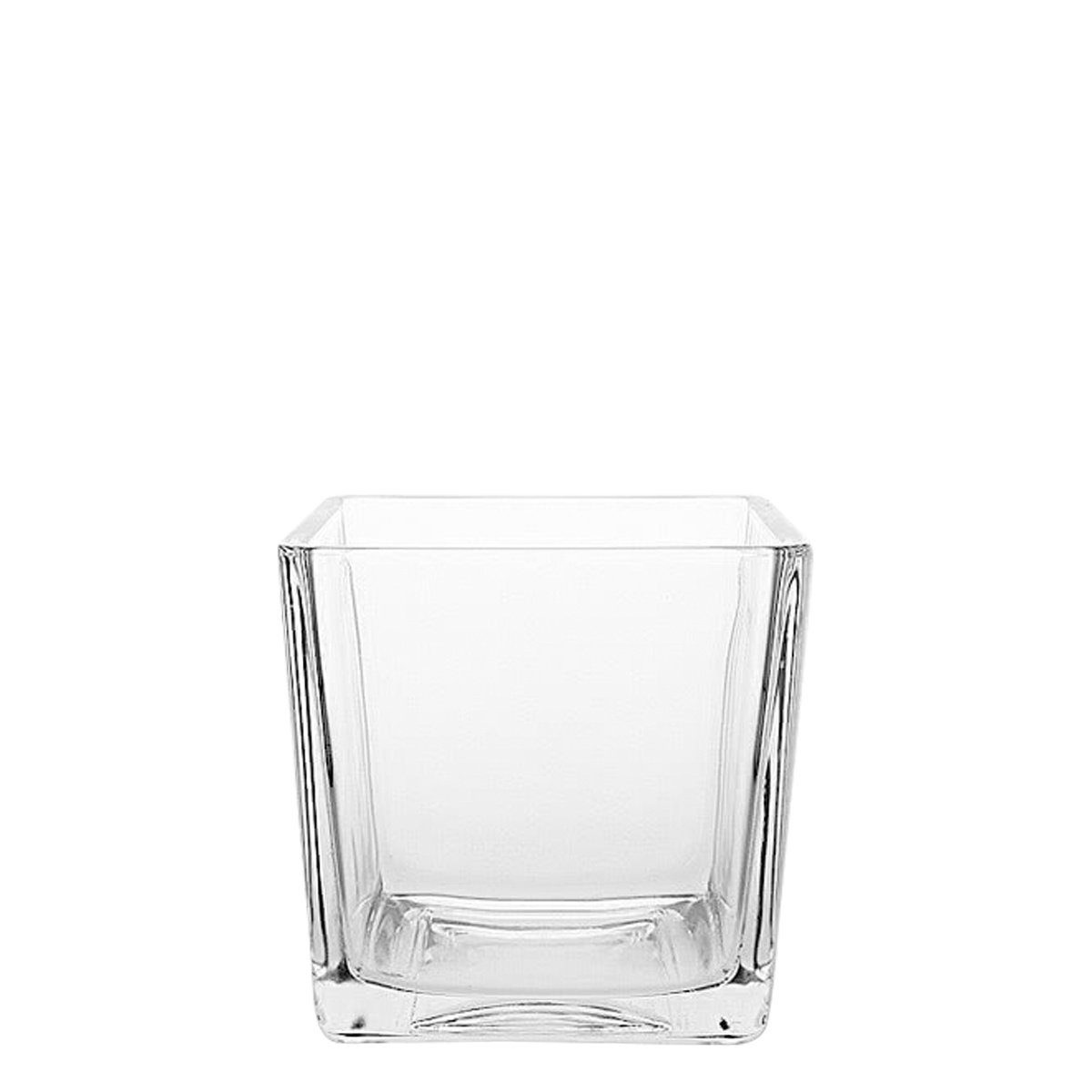 Vase Quadro 12 x 12 x 12 cm — Basic Glass