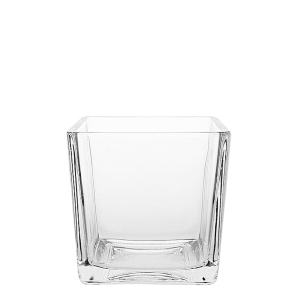 Vase Quadro 15 x 15 x 15 cm — Basic Glass