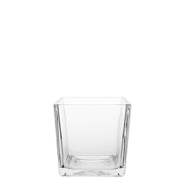 Vase Quadro 10 x 10 x 10 cm — Basic Glass