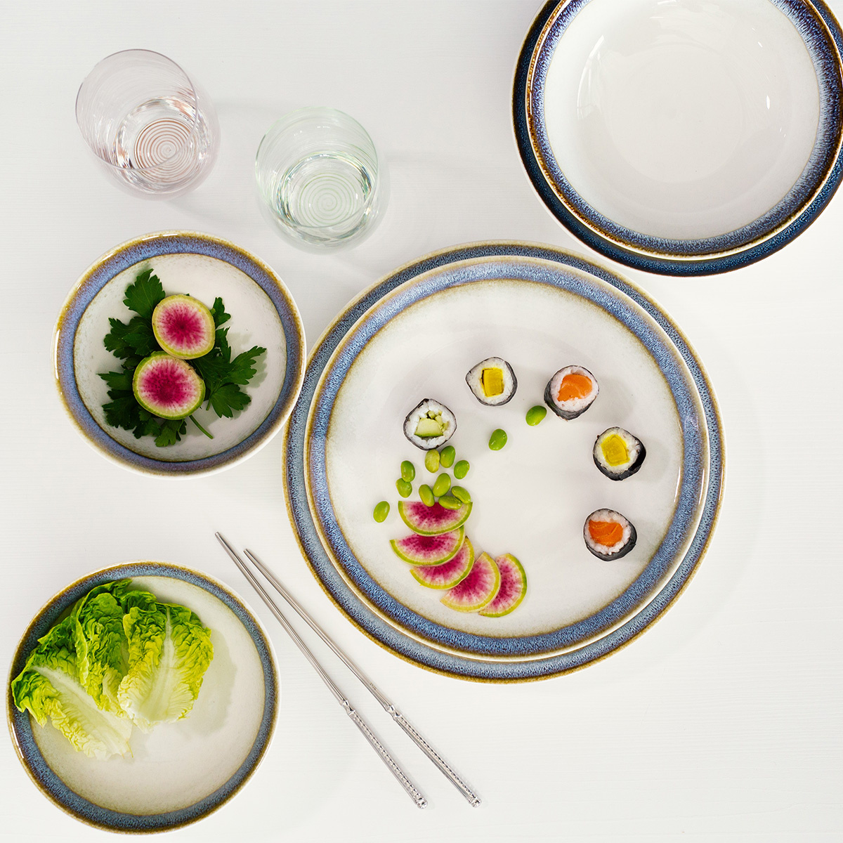 Assiette plate Coupe 25,4 cm | Gaya Atelier Silom