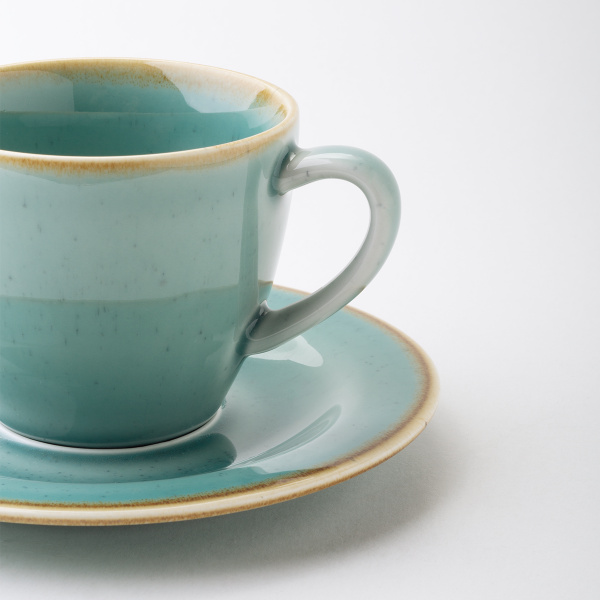 Service en porcelaine 30 pièces – Sand turquoise – Gaya