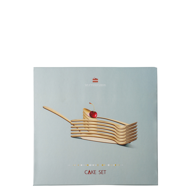 Set à gâteaux 13 pièces - Alpha PVD or
