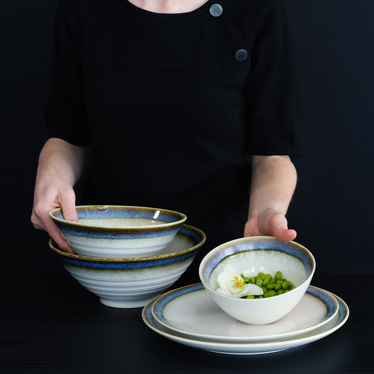 Assiette plate Coupe 25,4 cm | Gaya Atelier Silom
