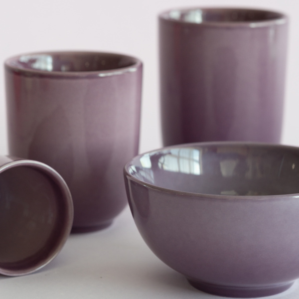 Bol ø 11 cm | Gaya Solatelier Aubergine