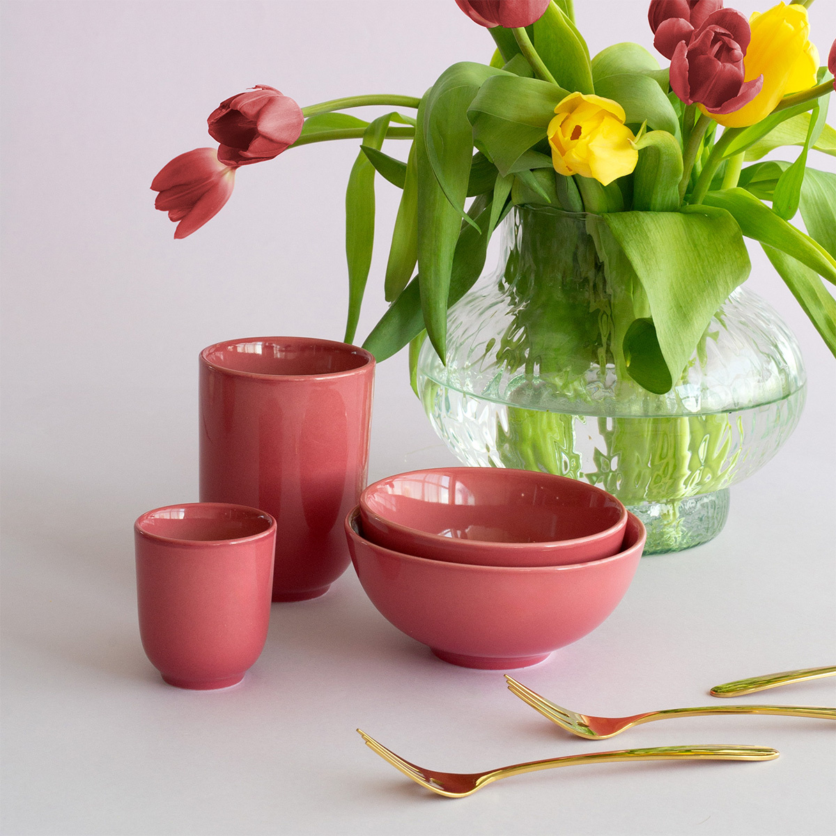 Tasse à mokka sans anse 80 ml | Gaya Solatelier Mulberry
