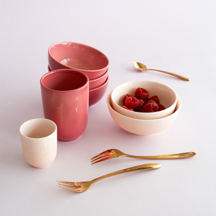 Bol ø 12,5 cm | Gaya Solatelier Rose Crystal
