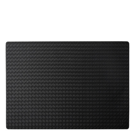 Set de table Braid noir 45×32 cm | Elements Ambiente