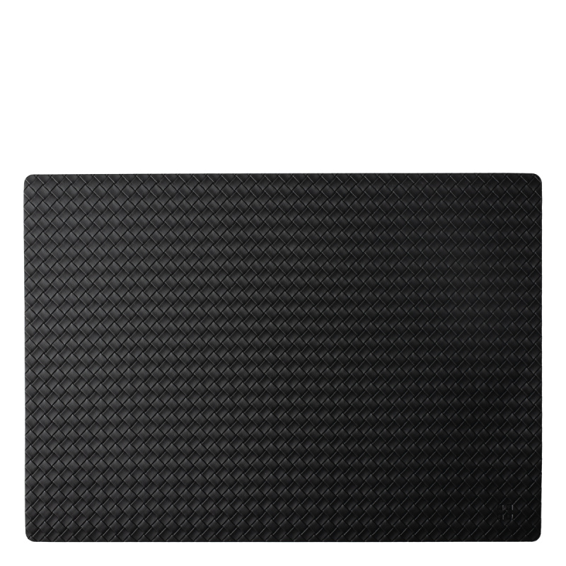 Set de table Braid noir 45×32 cm | Elements Ambiente
