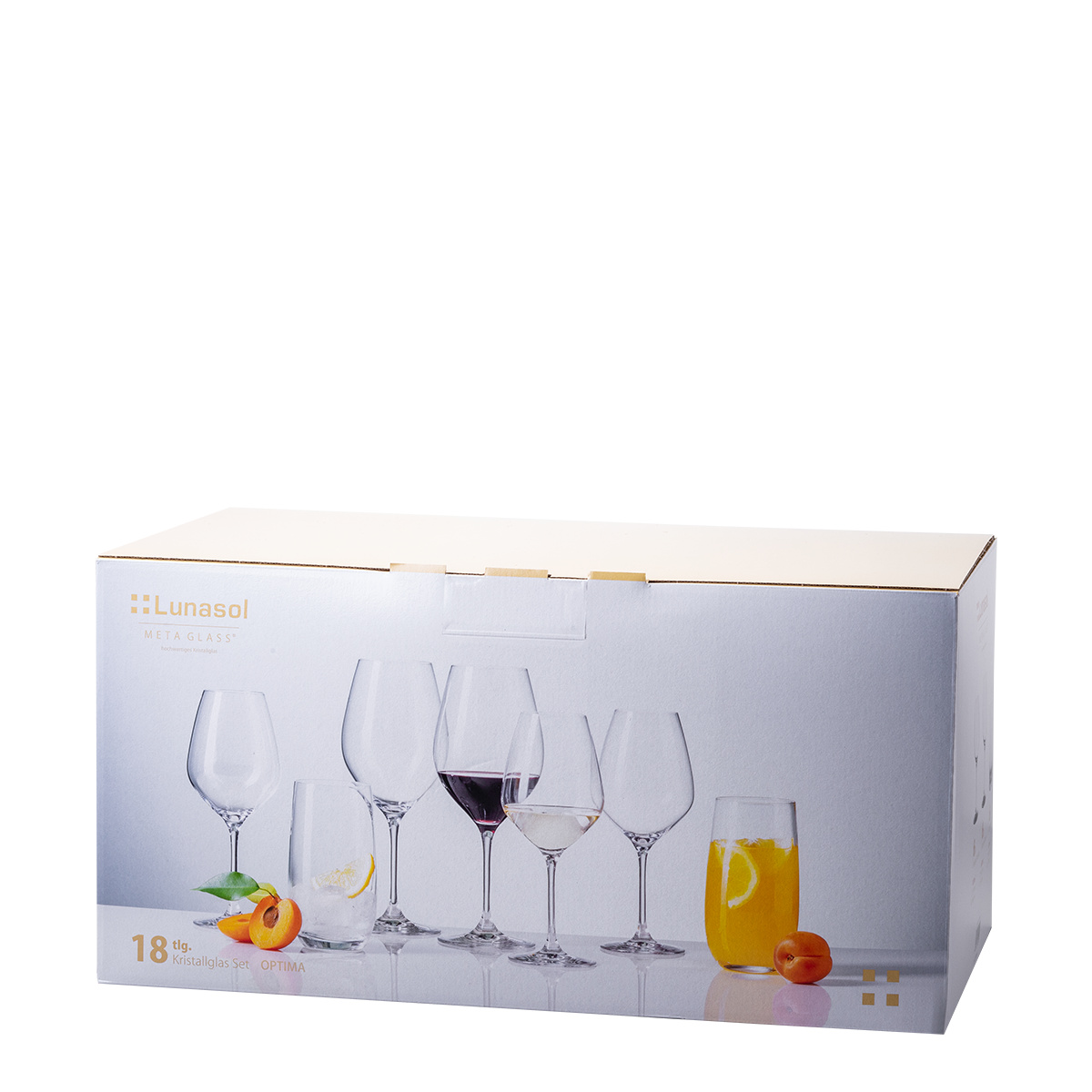 Set de verres de démarrage pour la maison 18 pcs – Optima Glas Lunasol