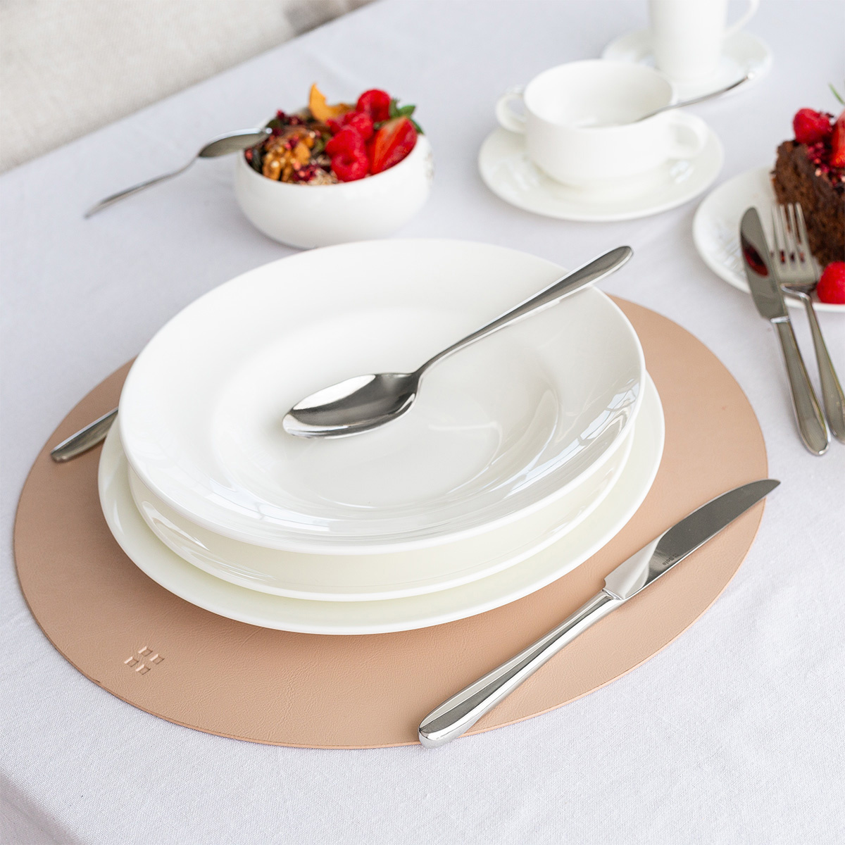 Assiette à pâtes 25 cm - Premium Platinum Line