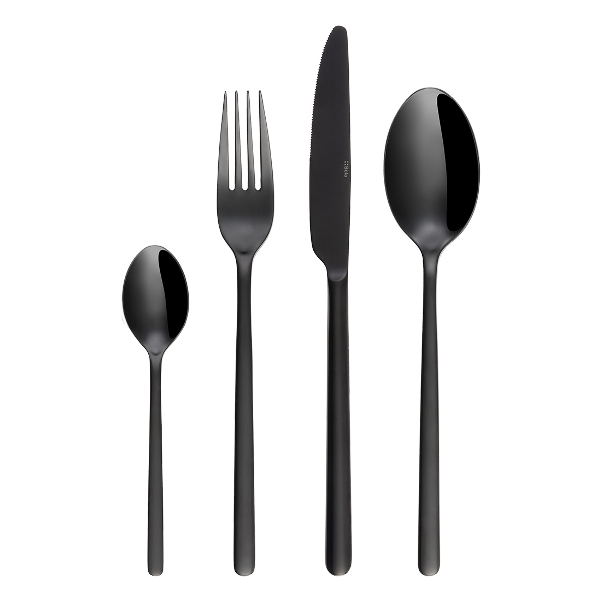 Set de couverts 16 pcs – Samara PVD Champagne noir