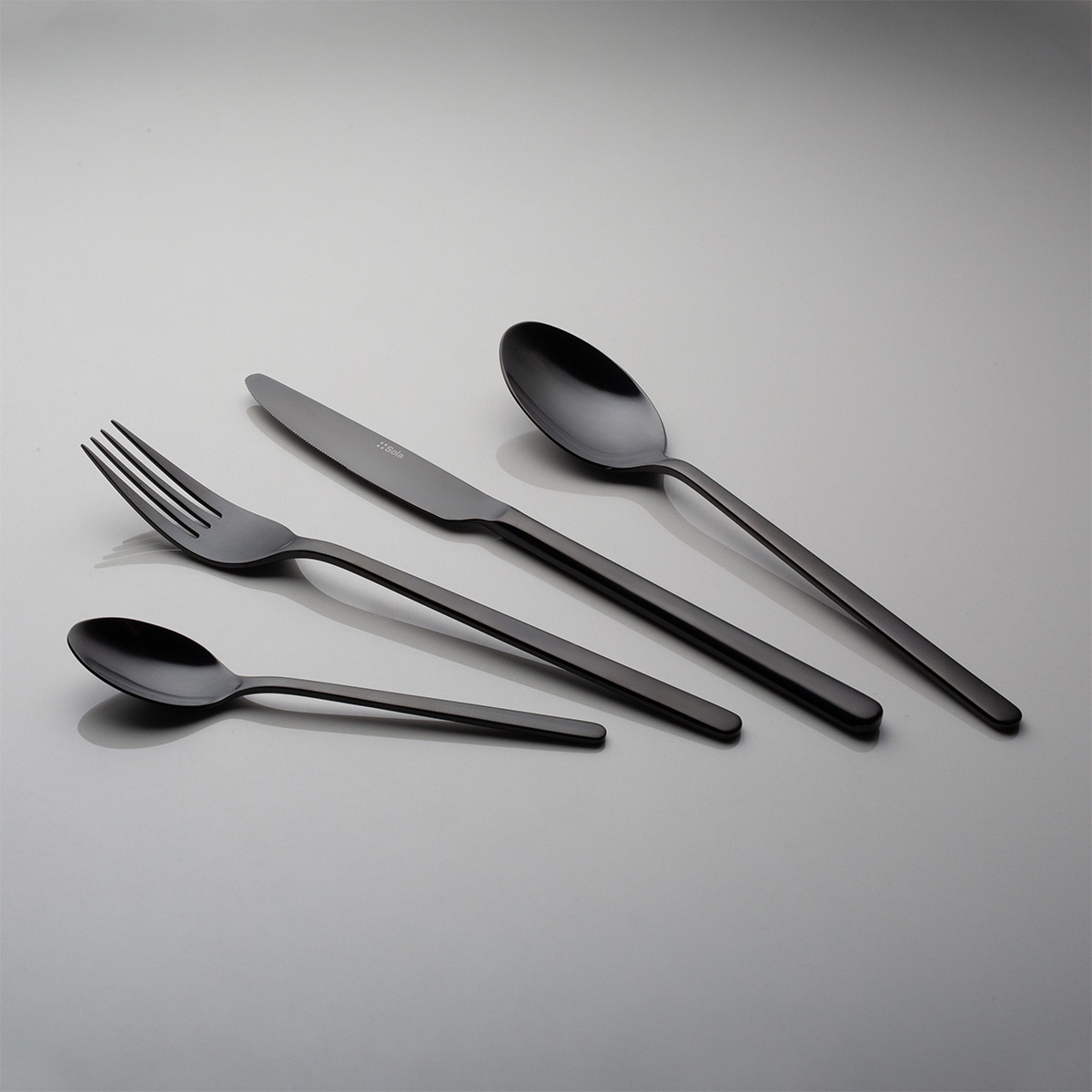 Set de couverts 16 pcs – Samara PVD Champagne noir