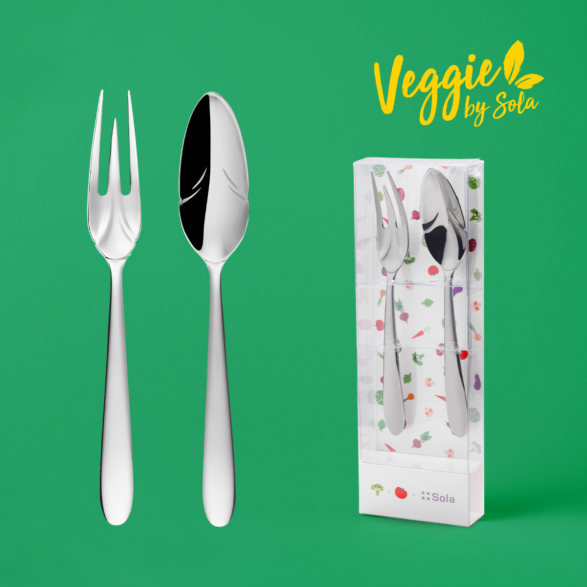 Veggie Set de couverts 2 pcs – Alpha