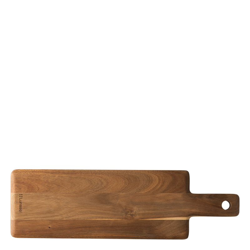 Planche à découper avec poignée Acacia 50,8 x 15,3 cm - FLOW Wooden