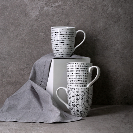 Set de tasses 3 pièces - Basic Dots