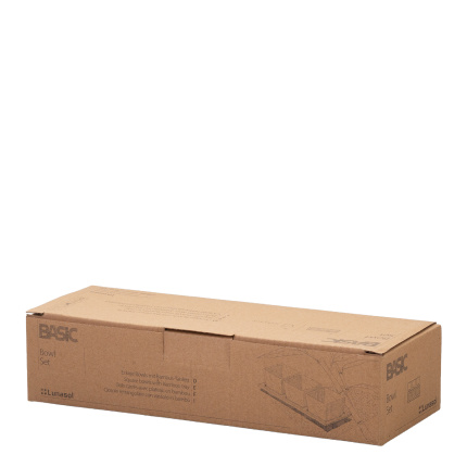 Ensemble de bols sur plateau en bambou (4 pcs) - Basic