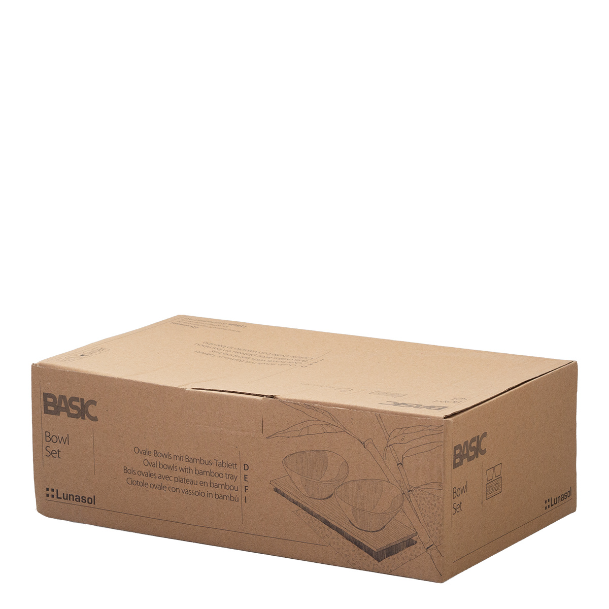 Set de bols de service sur bambou 3 pcs | Lunasol