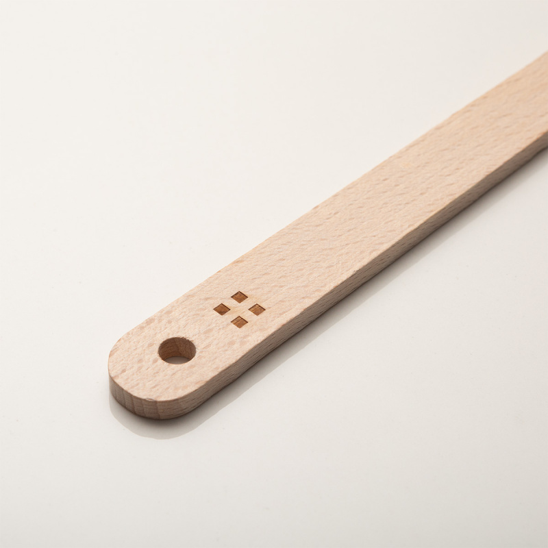 Set cuillère en bois et spatule 2 pcs - Basic
