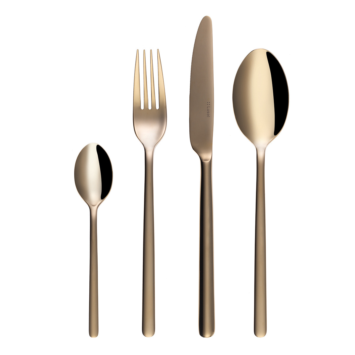 Set de couverts de 16 pcs – Sofia PVD Champagne