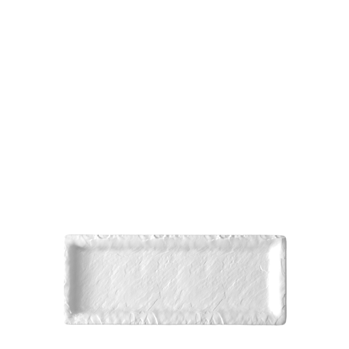 Plateau blanc moyen 24,4×9,8 cm | Elements Flow
