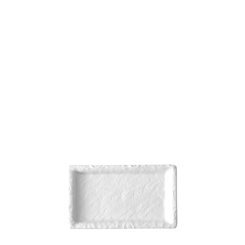 Plateau blanc petit 16,8×9,8 cm | Elements Flow