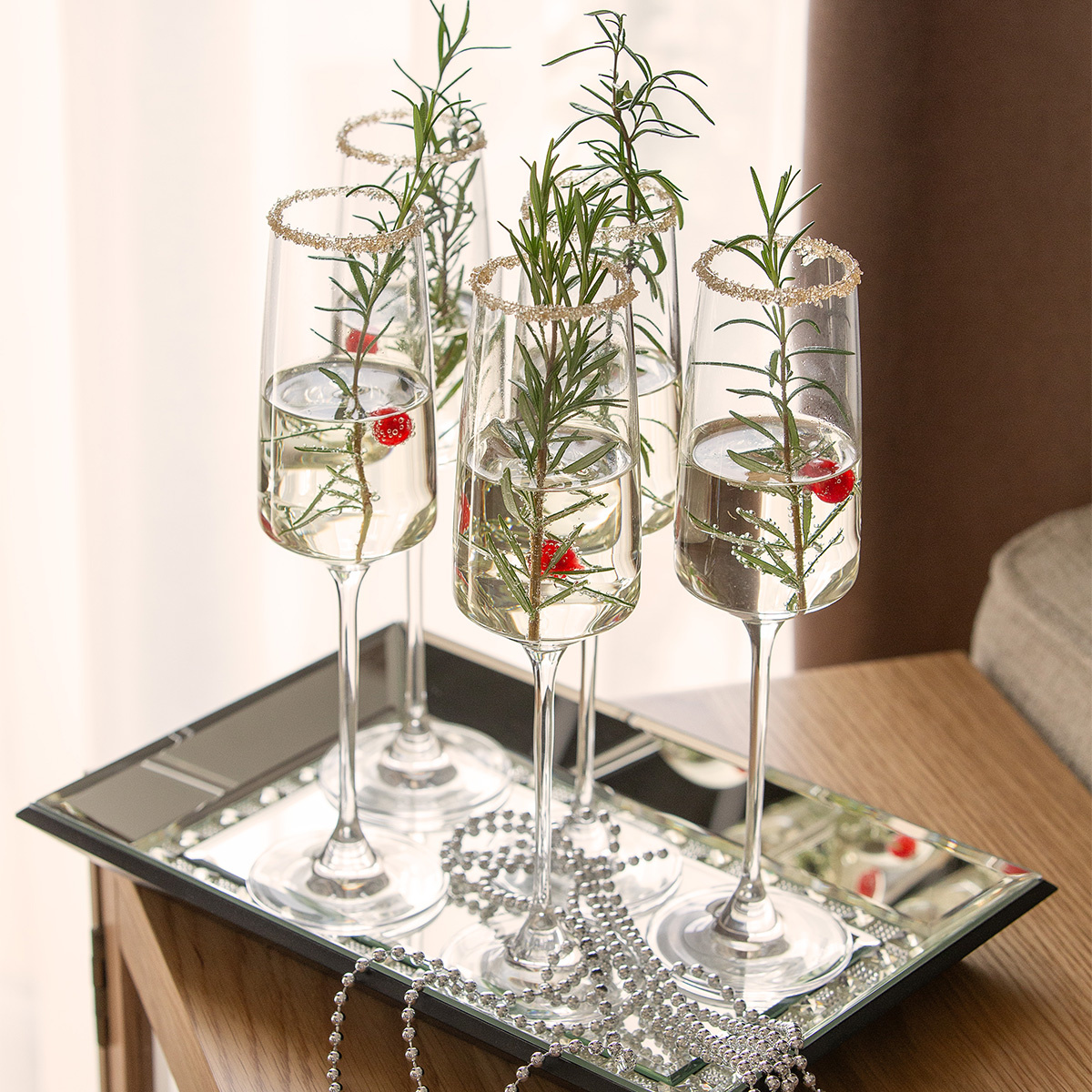 Flûtes à champagne 250 ml lot de 4 - 21st Glas Lunasol META Glass