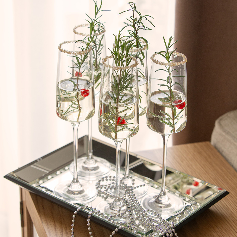 Flûtes à champagne 250 ml lot de 4 - 21st Glas Lunasol META Glass