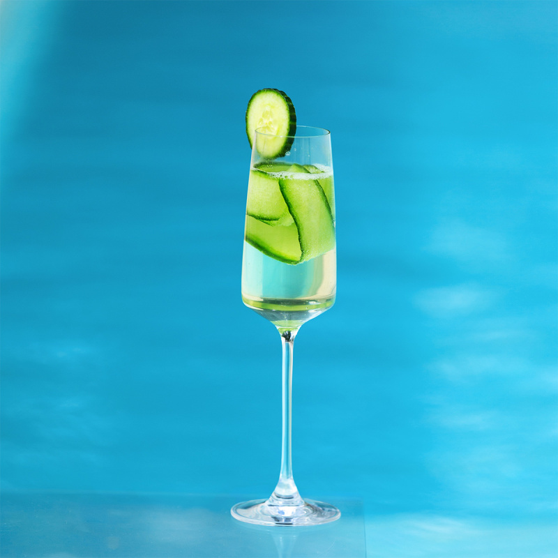 Flûtes à champagne 250 ml lot de 4 - 21st Glas Lunasol META Glass
