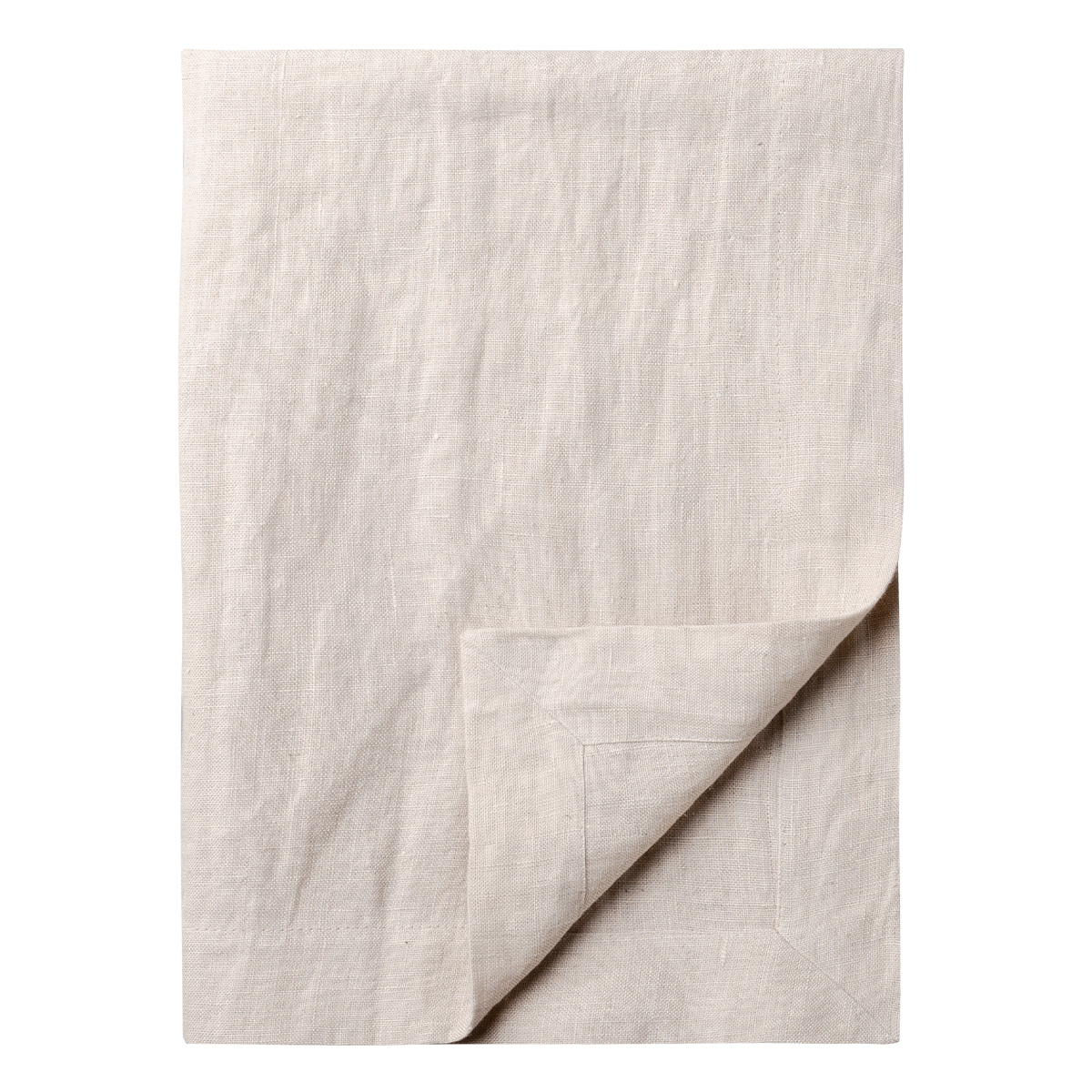 Chemin de table en lin couleur craie 50 x 140 cm - Gaya Ambiente