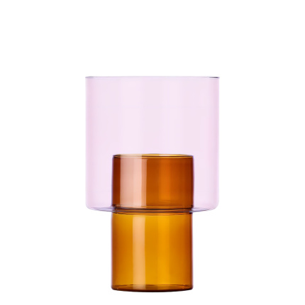 Vase B ambre-rose | Ichendorf