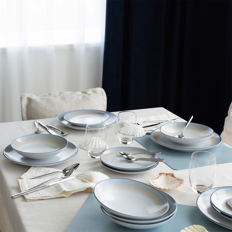 Assiette plate Coupe classic 28 cm - Ice Rim