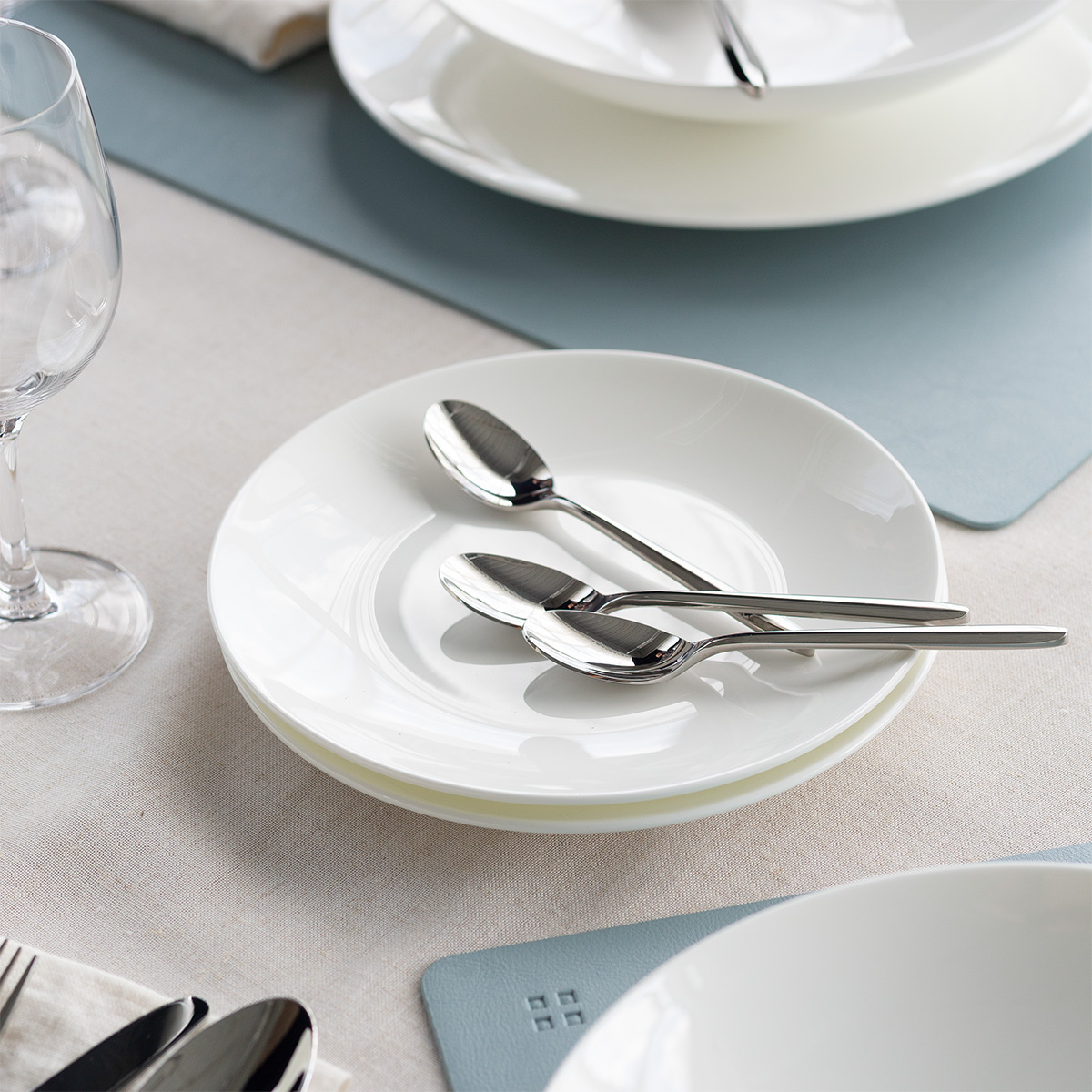 Service en porcelaine 12 pièces | Premium Platinum Line