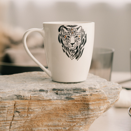 Tasse 360 ml Leopard | Flow Solatelier Africa